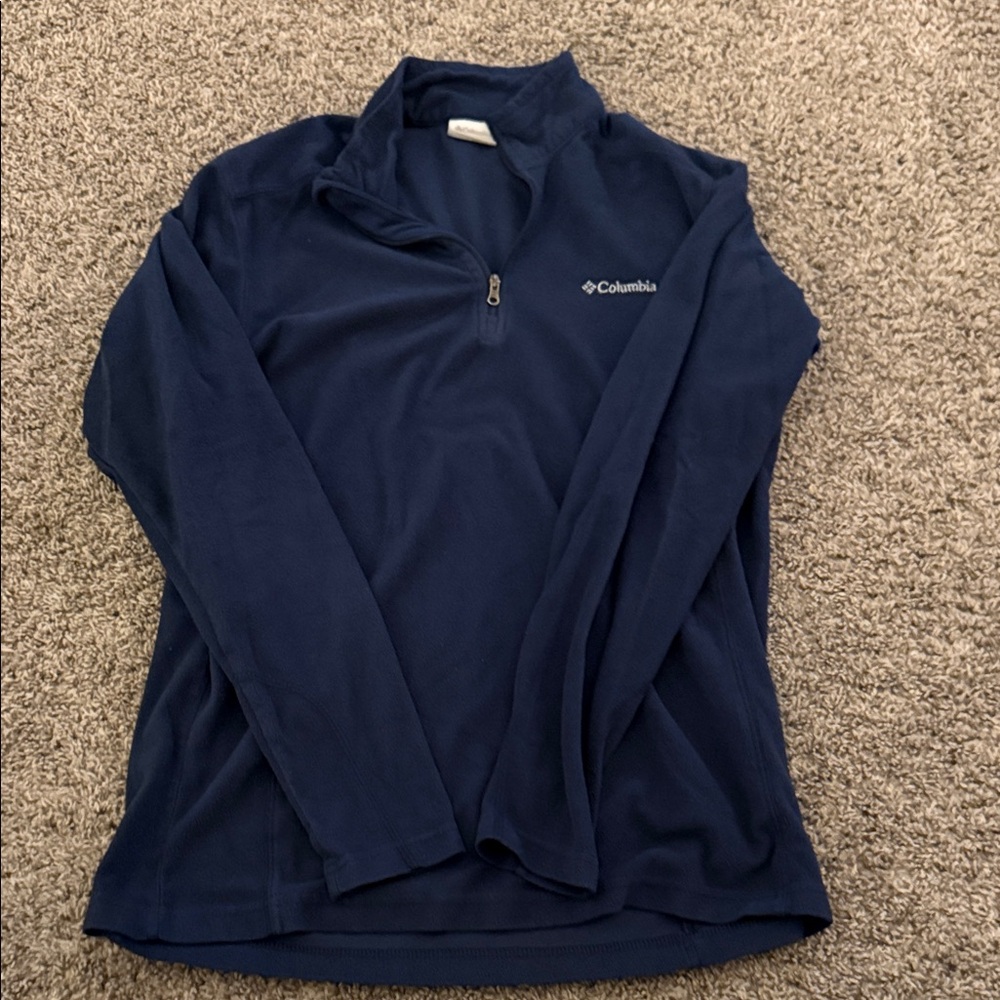 Columbia Dark Blue Half-Zip Fleece